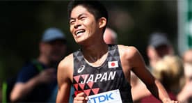 Atleta amador japonês venceu hoje a maratona de Boston