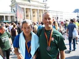 Conceição Grare - Primeira classificada na Maratona de Berlim